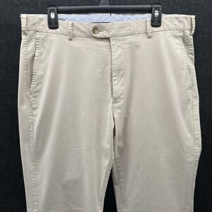 Peter‎ Millar Pants Mens 36x30 Stone Beige Twill Pima Cotton Golf Pants Chinos